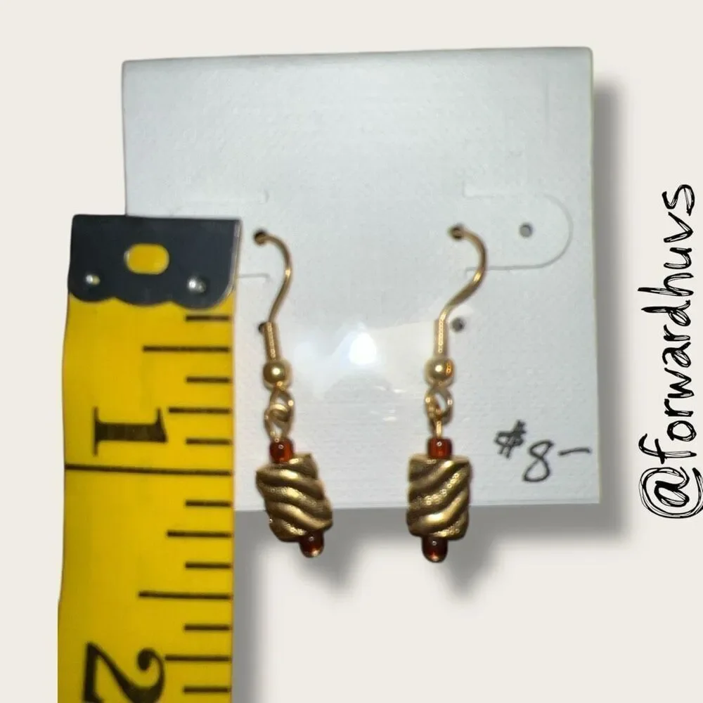 Bundle Sale 3 for $15 | Handcrafted Glass Dangle Earrings | Artistic and Elegant